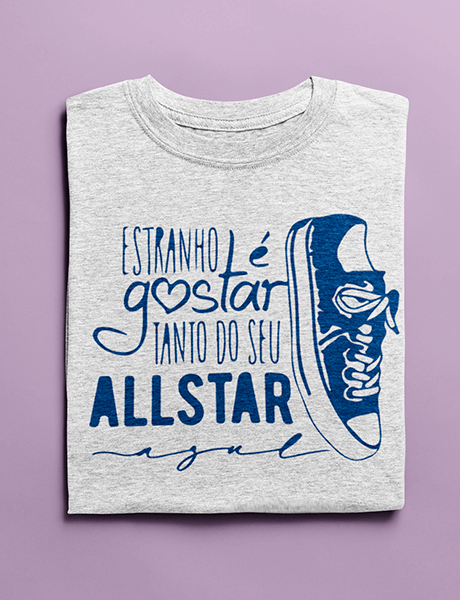 Estampa de Camiseta com Frases