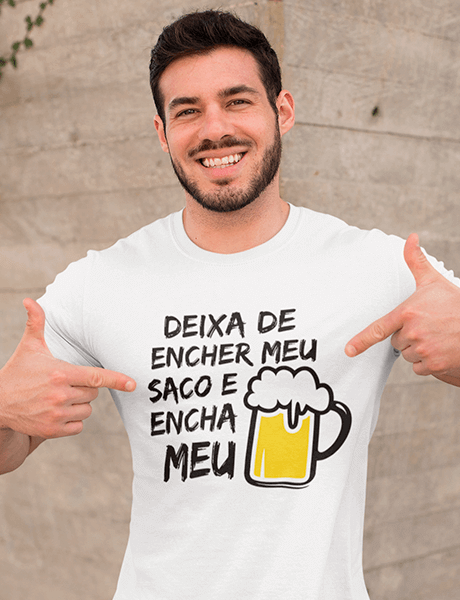 Estampa Camiseta Divertida